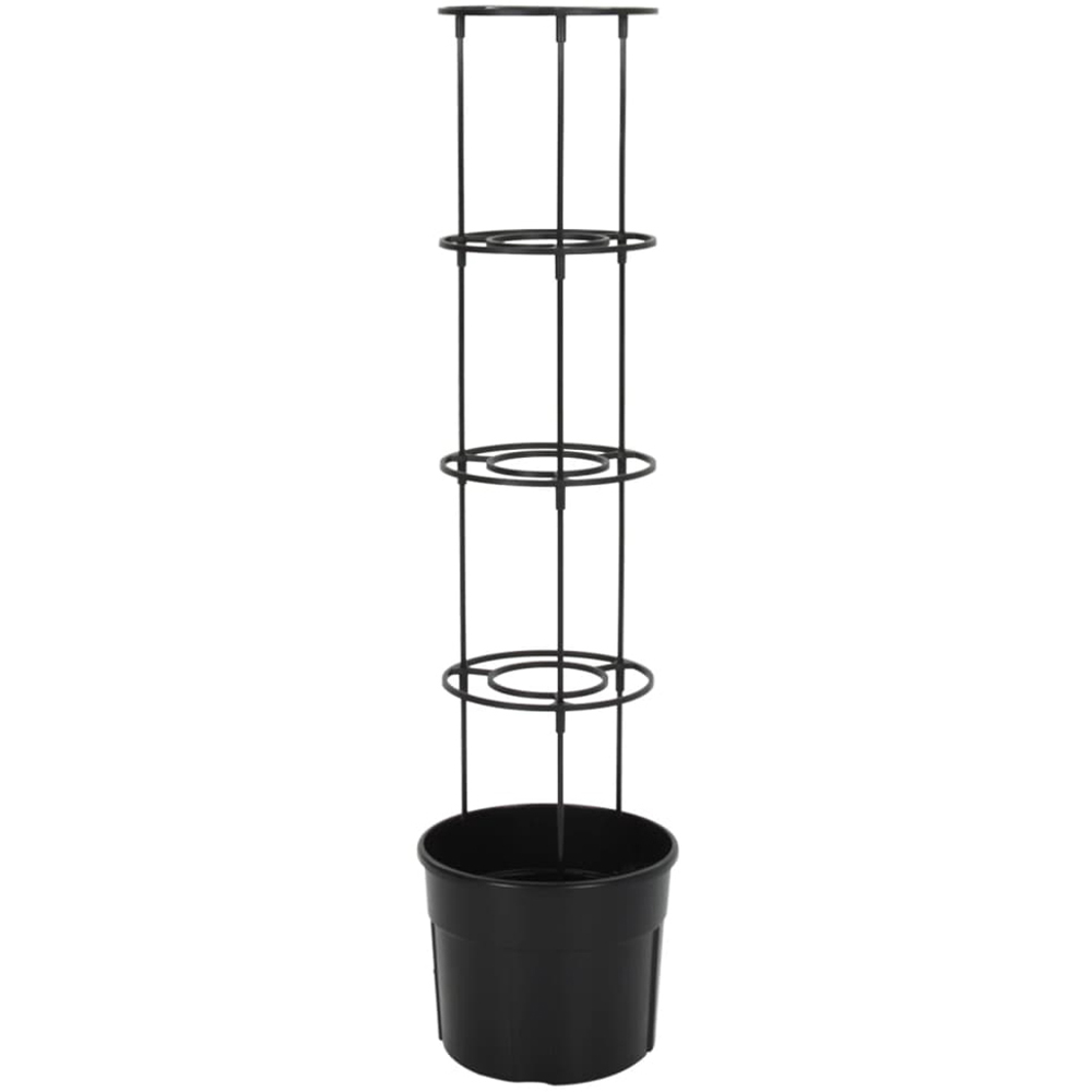 vidaXL Anthracite Plastic Tomato Grower 29.5 x 115cm Image 3