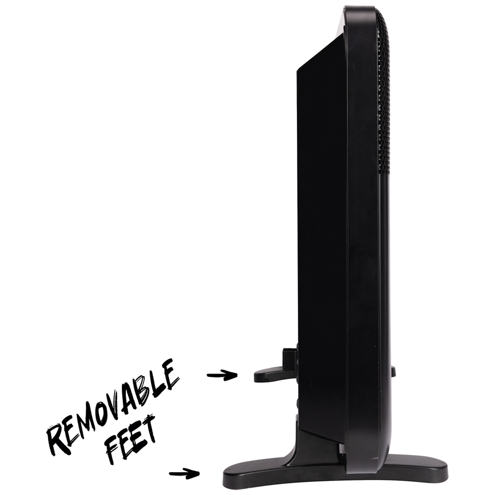 TCP Black Electric Panel Wall Mounted and Free Standing Heater 2000W Image 6