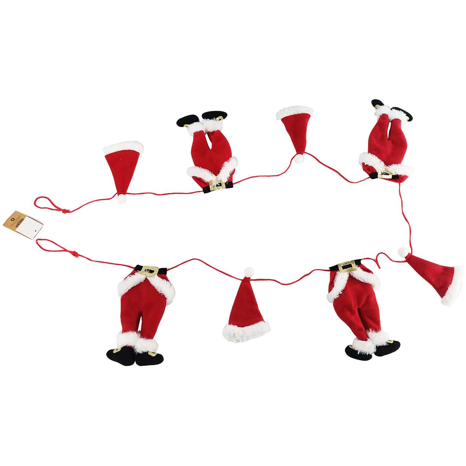 Santa Outfit Garland - Red Image