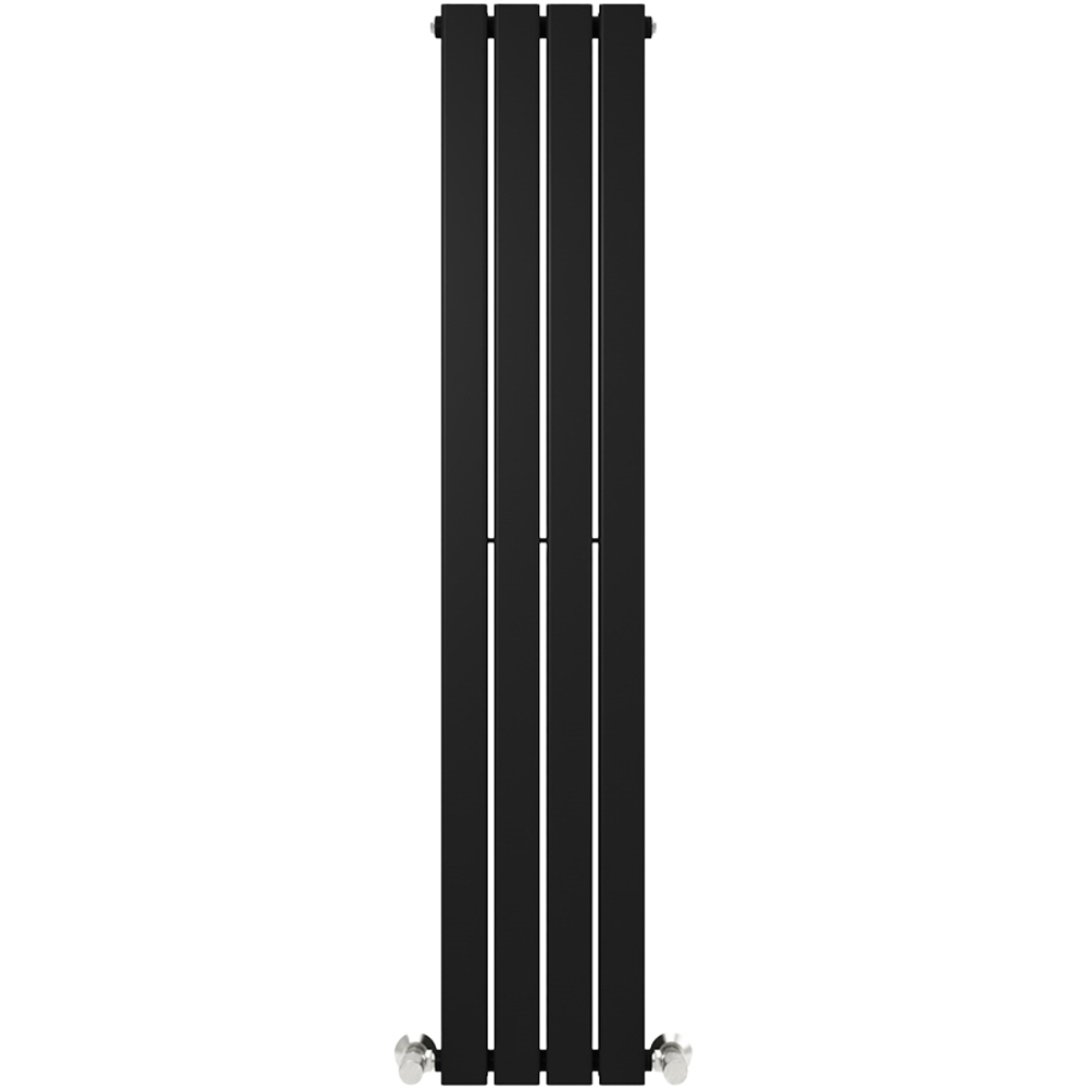 Black 3463 BTU Double Flat Panel Vertical Column Radiator 1600 x 272mm Image 3