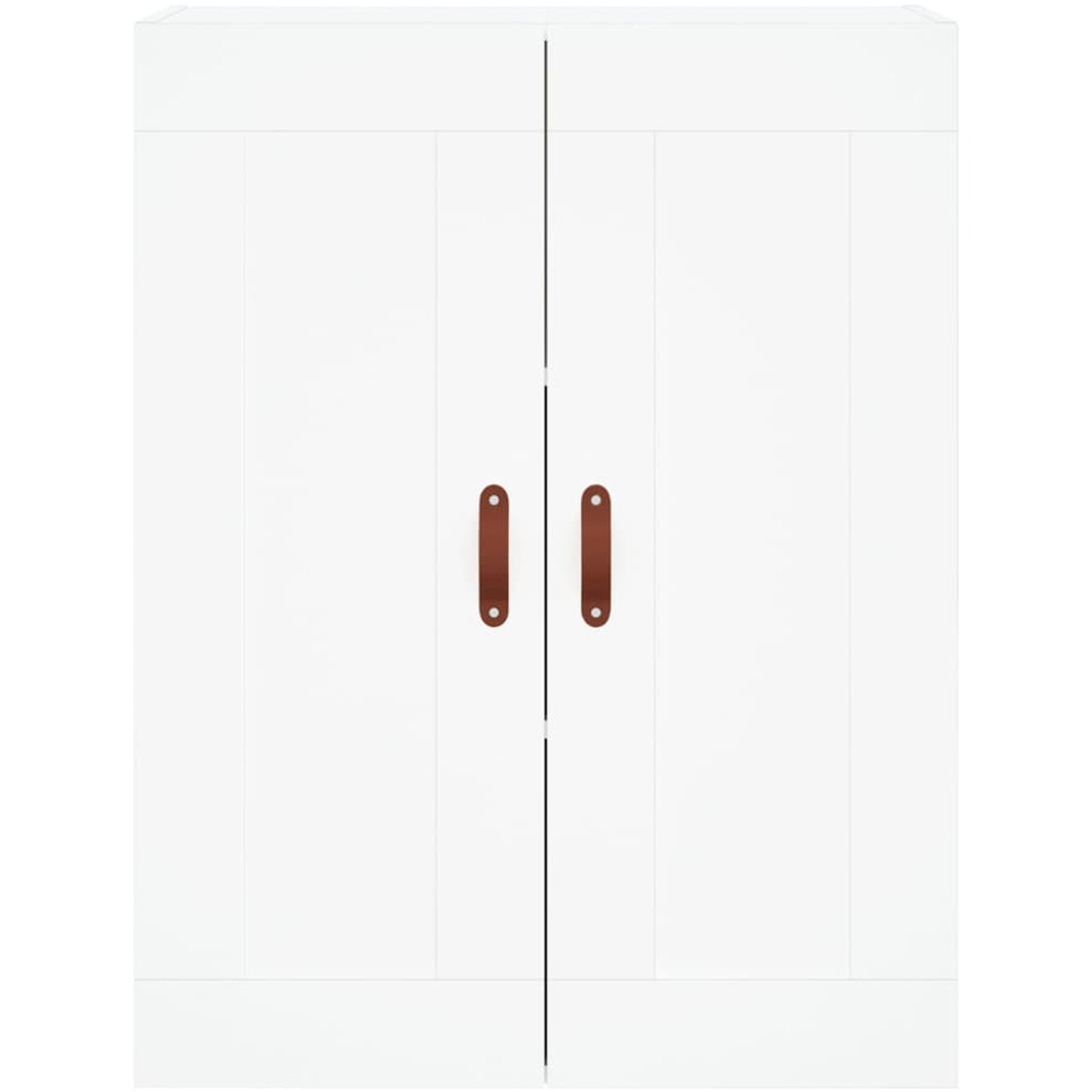 vidaXL 2 Door 3 Shelf White Highboard Image 6