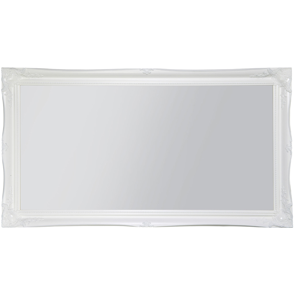 MirrorOutlet Hamilton White Shabby Chic Wall Mirror 137 x 76cm Image 5