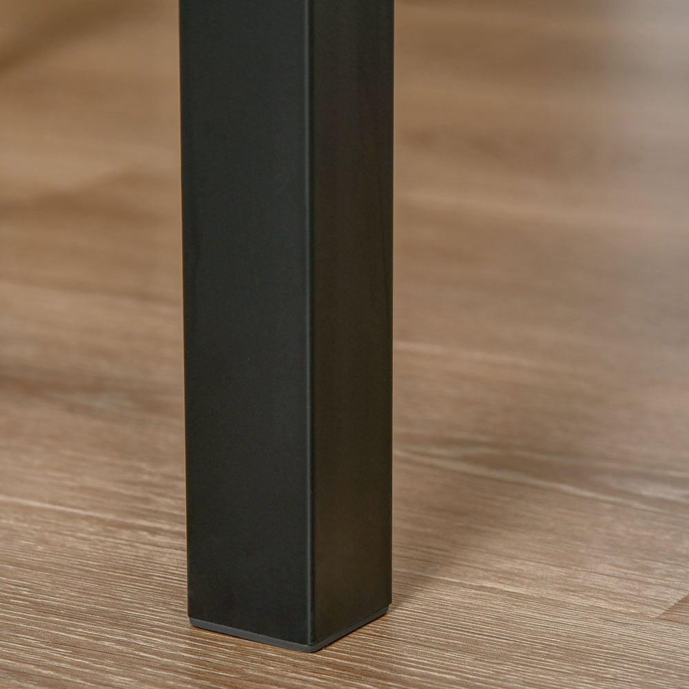 Portland 2 Seater Wooden Dining Set Black and Natural Image 3