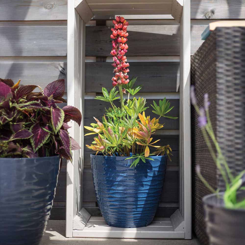 Plant Avenue Windermere Blue Plant Pot 38cm Image 6