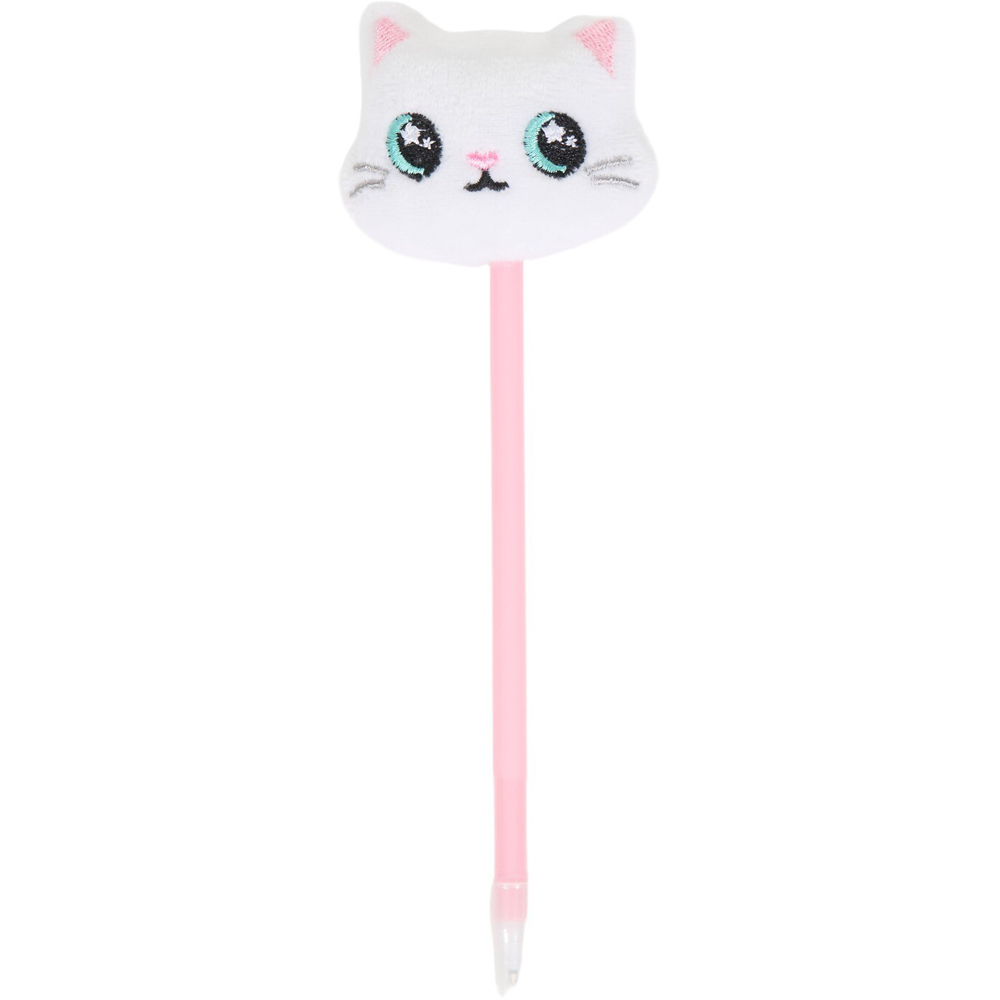 Cat or Dog Fluffy Head Pen Image 2