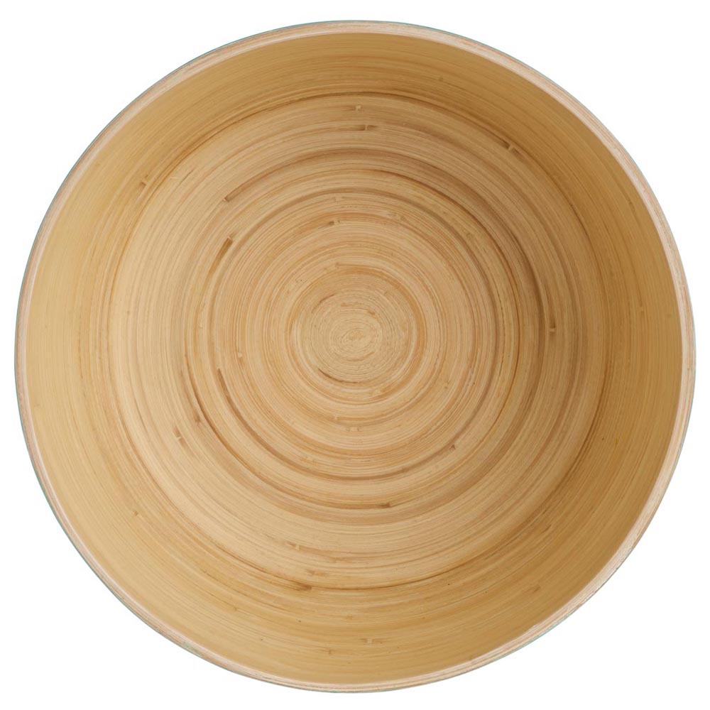 Wilko Eastern Spun Bamboo Serving Bowl Image 2