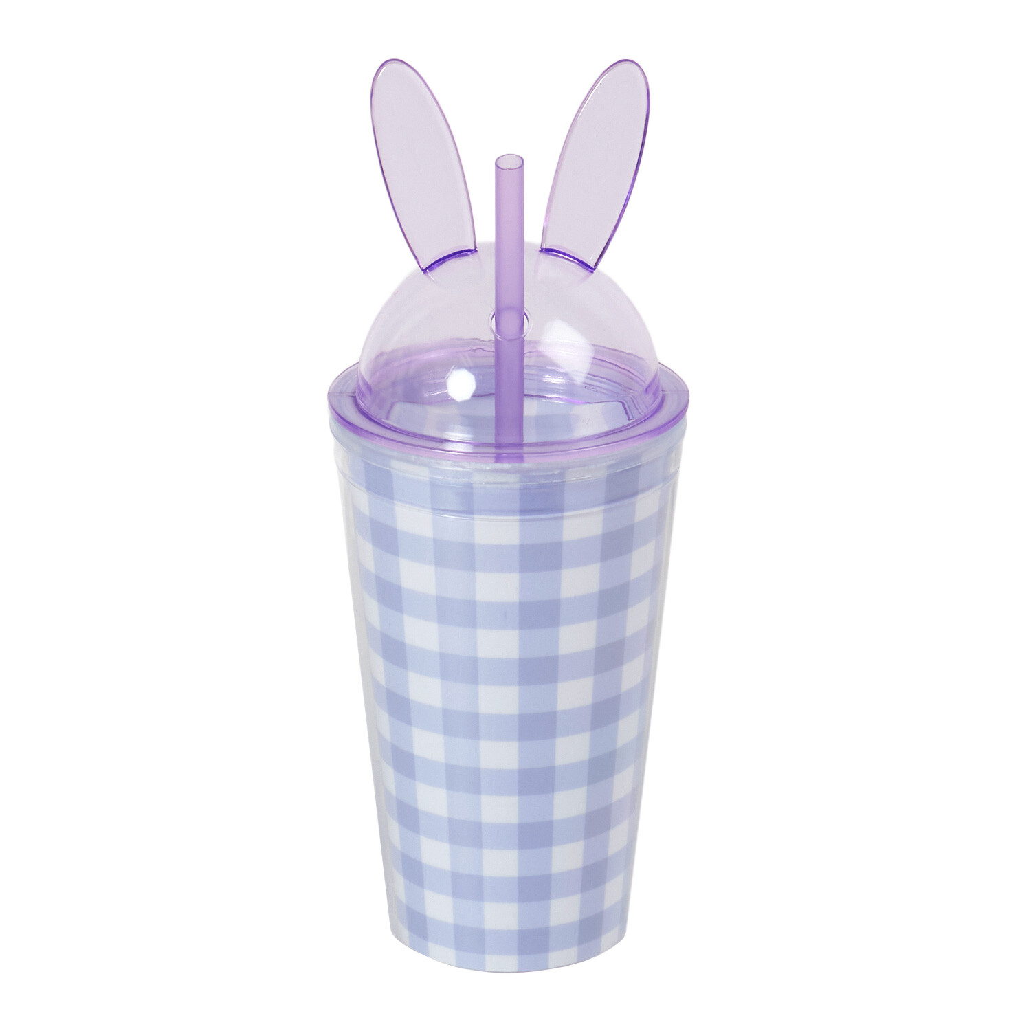 Bunny Tumbler with Straw - Purple Image 2