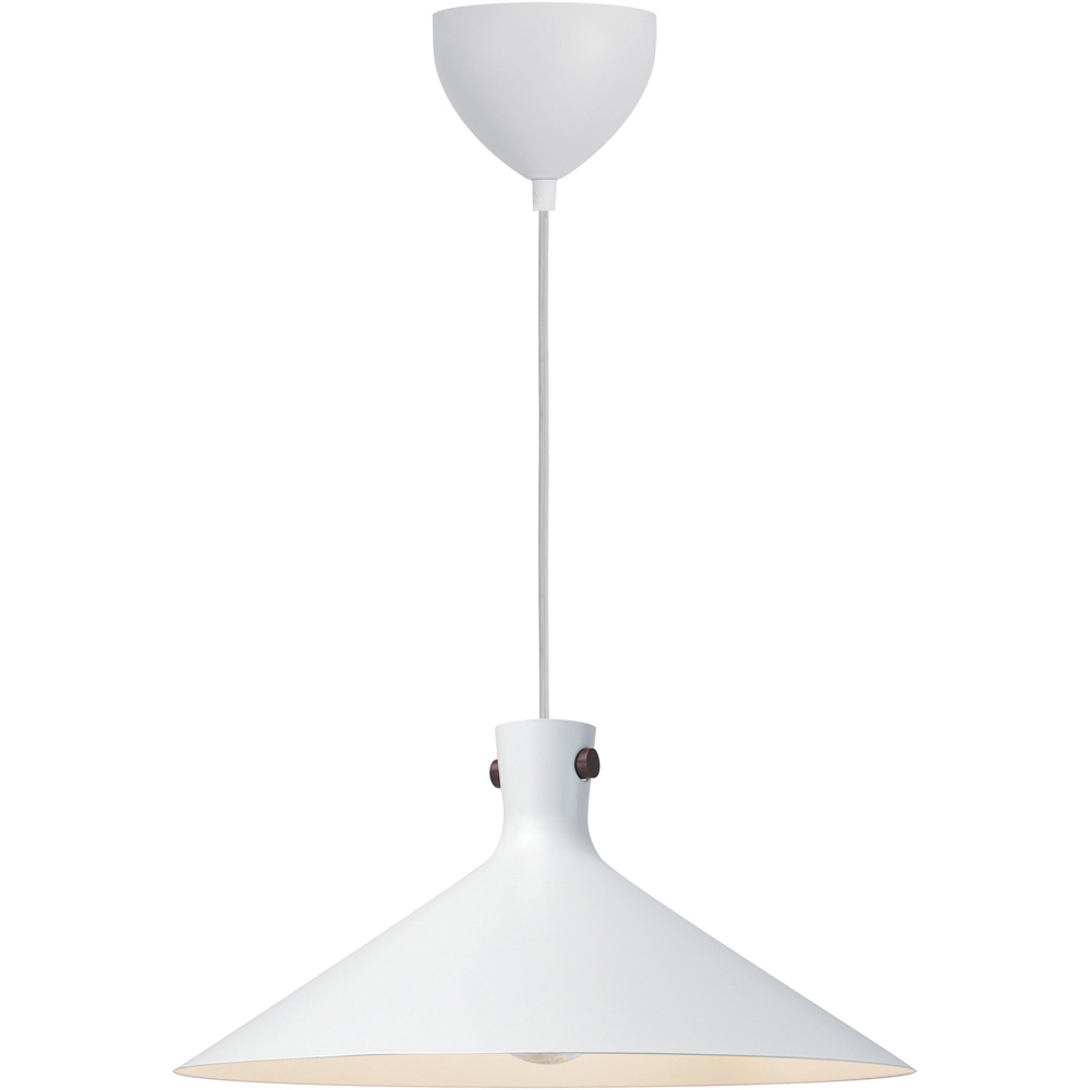 Nordlux Dorina 45 E27 White Pendant Light Image 1