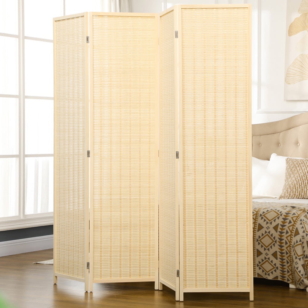 Portland Natural 180 x 180cm 4 Panel Folding Screen Image 2
