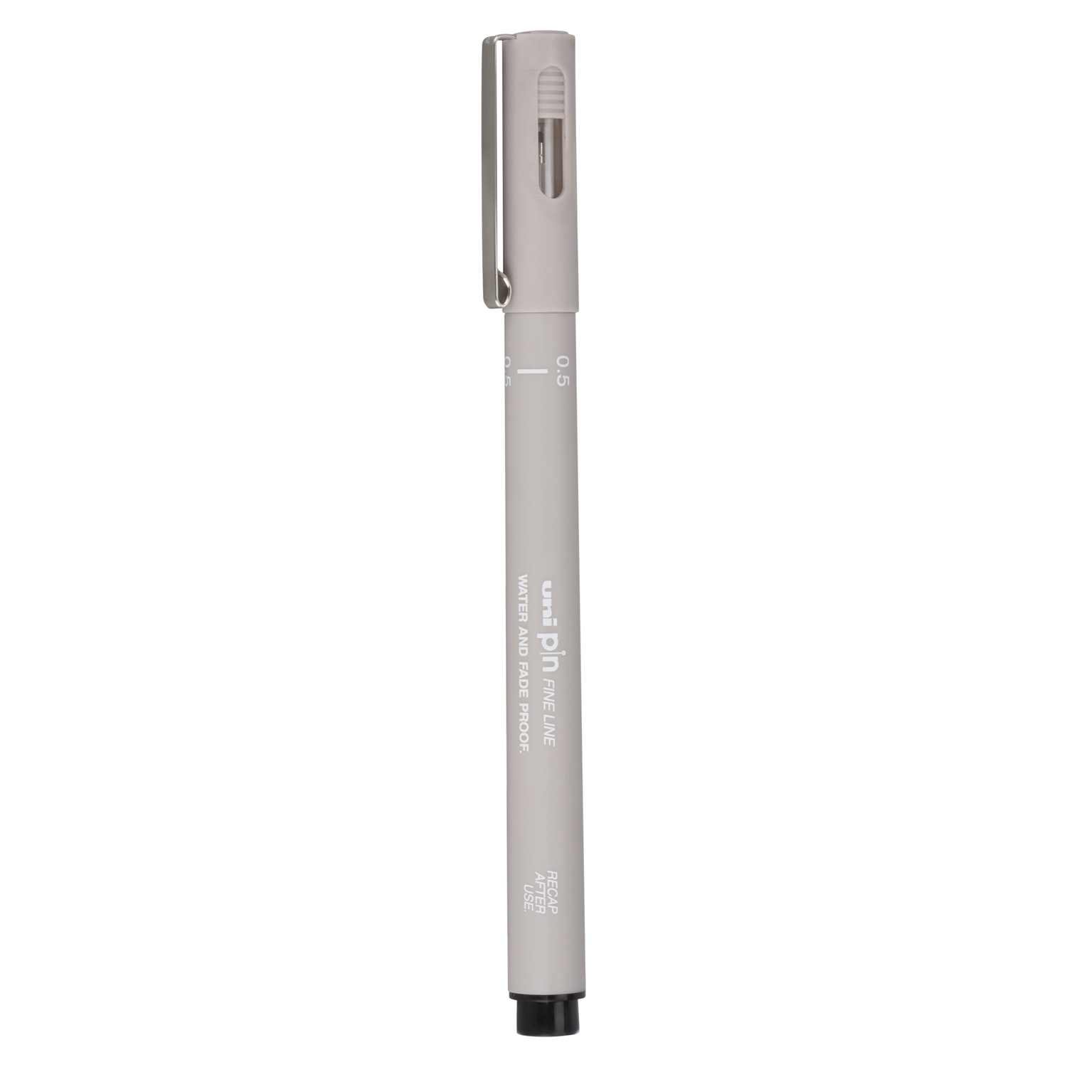 Uniball Pin Fine Liner Drawing Pen - Light Grey / 0.5mm Image 1