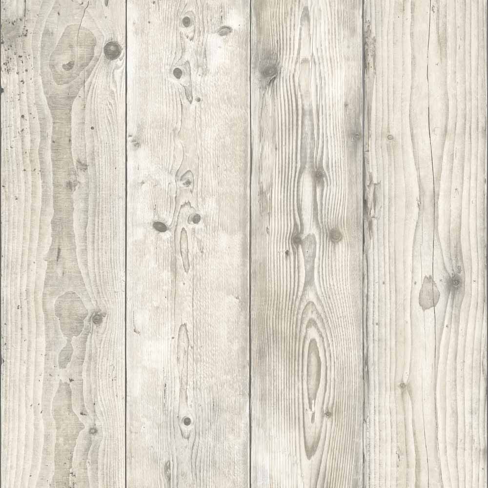Muriva Timber Planks Cream Wallpaper Image 1
