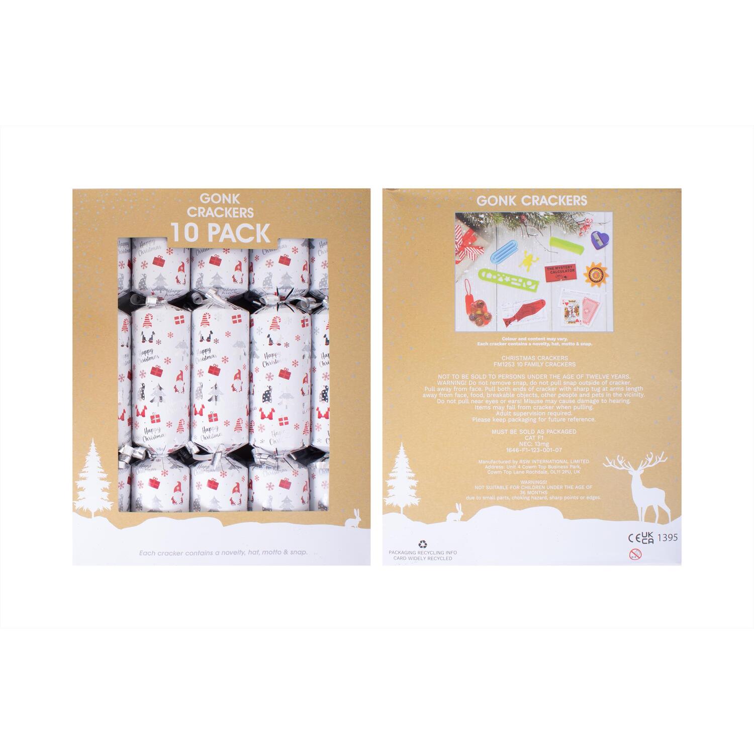 Pack of 10 Gonk Crackers Image