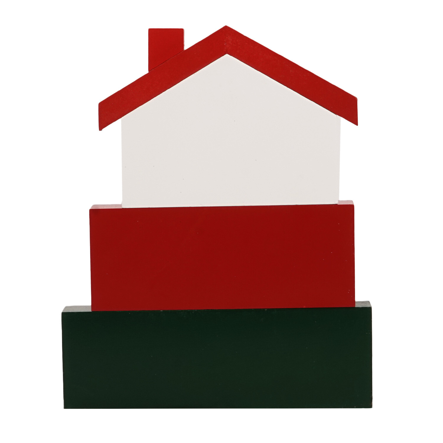 Warm Winter Wishes House Block Christmas Ornament Image 3