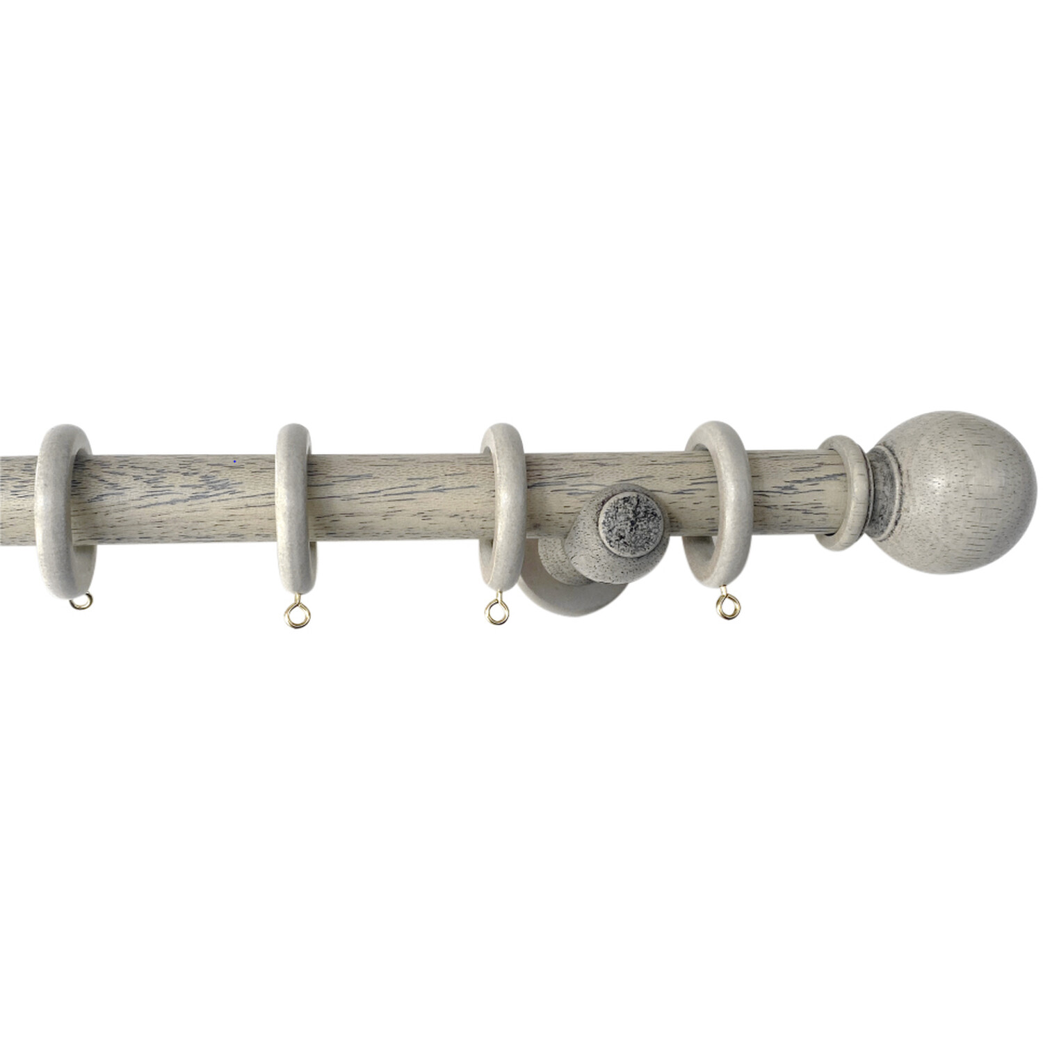 Richmond Curtian Pole - Antique Grey / 180cm Image