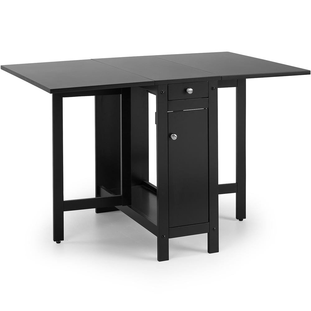 Julian Bowen Savoy Black 4 Seater Dining Set Image 5