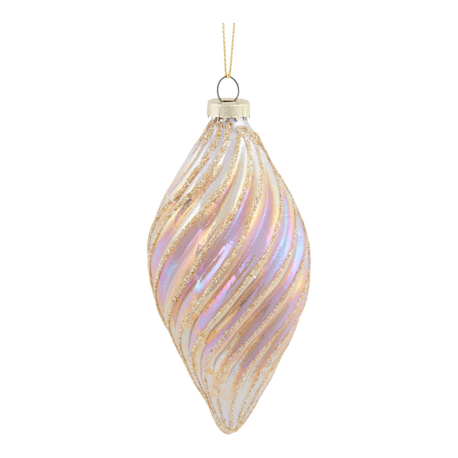 Iridescent Mocha Swirl Droplet Image 1