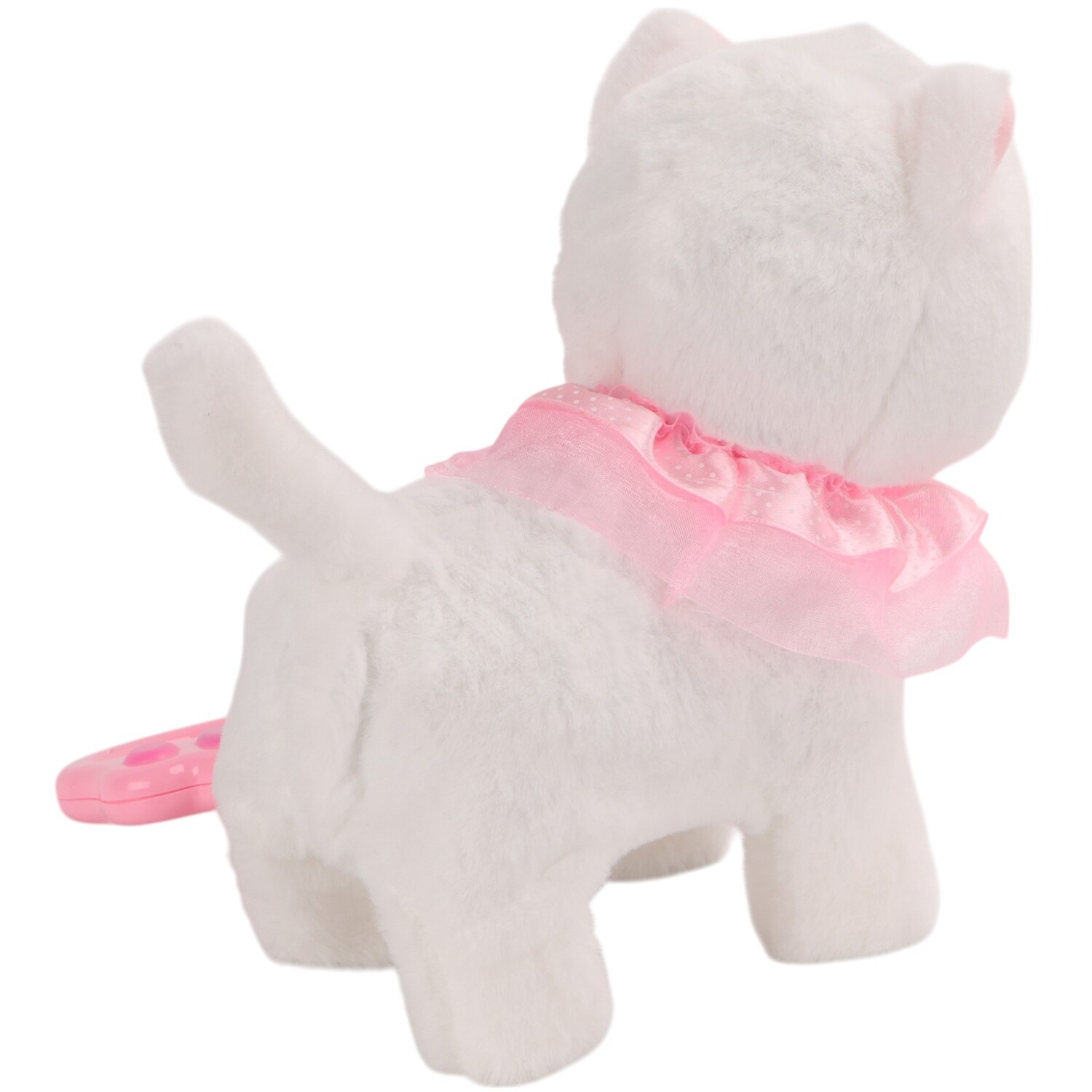 Cat with Lead Toy White Image 5