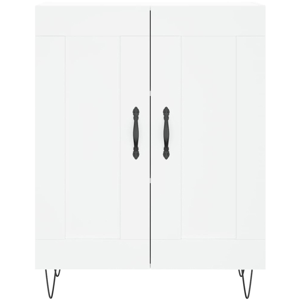 vidaXL 4 Door 6 Shelf White Highboard Image 8