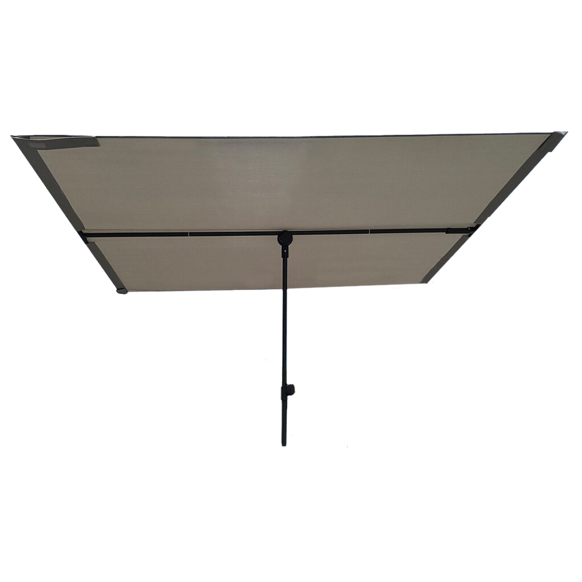 Turin Grey Flexi Parasol 1.3m Image 1