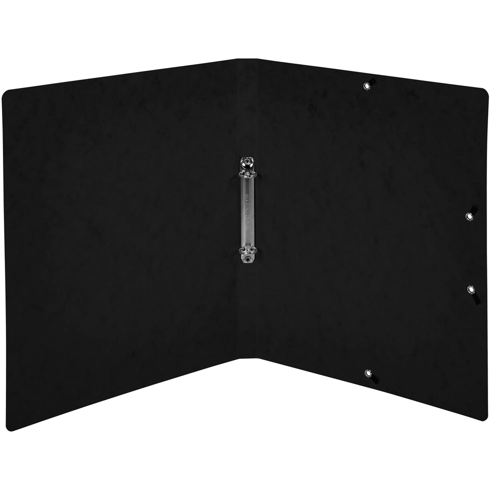 Exacompta A4 Black 2R Ring Elasticated Ring Binder 15mm 10 Pack Image 2