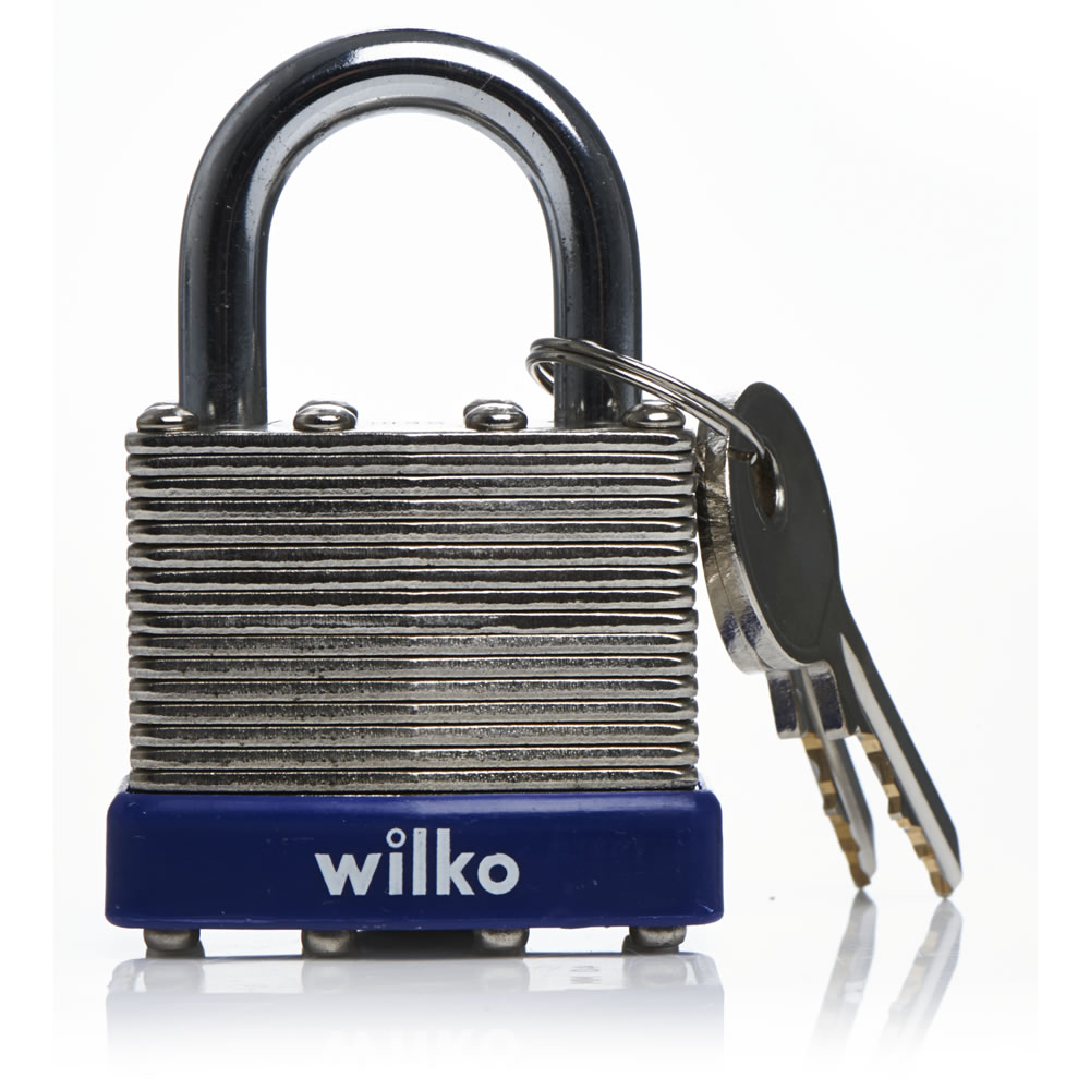 Wilko Laminated Double Locking Padlock 40mm Image