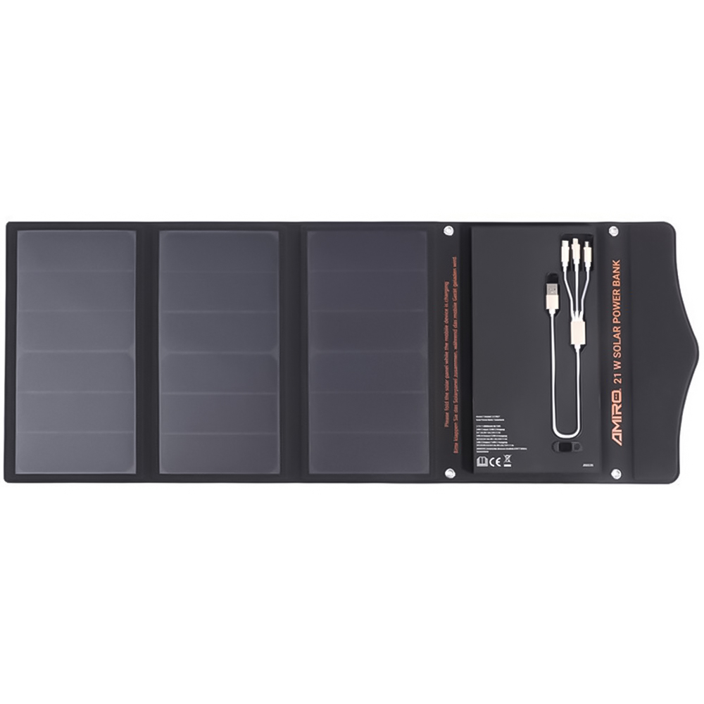 Yard Force LX PB21 Portable Solar Power Bank 12V Image 1