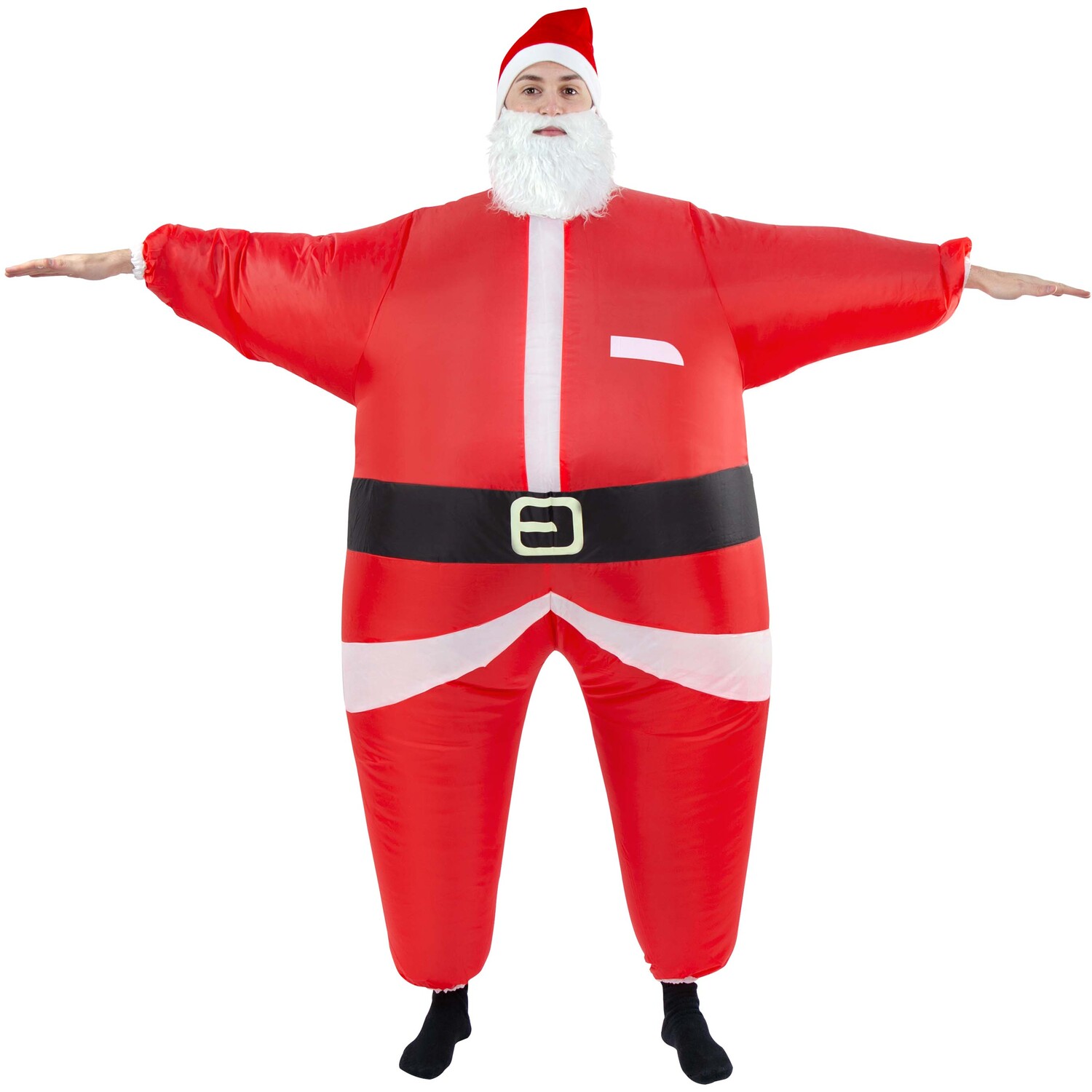 Benross Red Inflatable Santa Costume 5ft Image 2