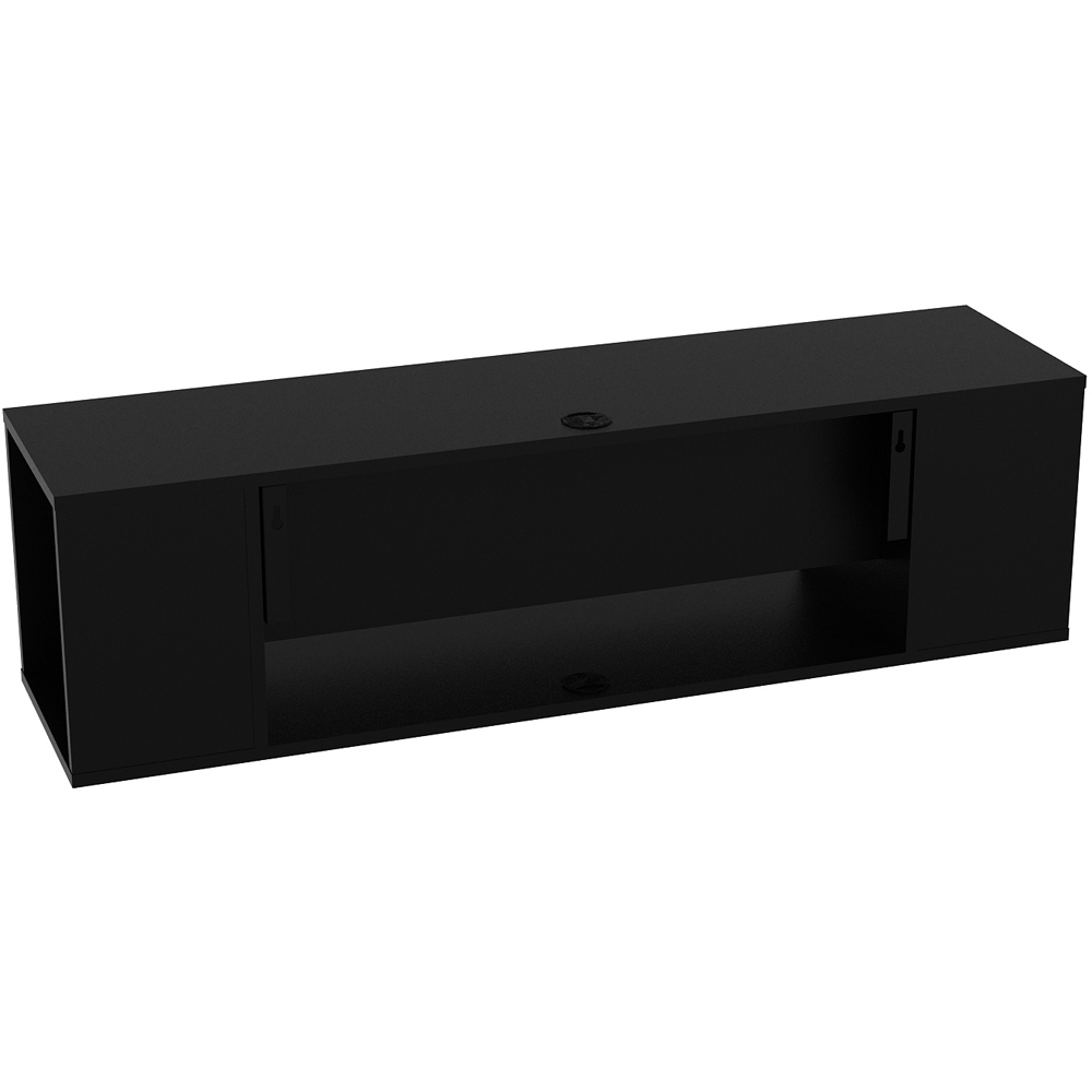 Decorotika Paldi 6 Shelf Black Floating TV Unit Image 2