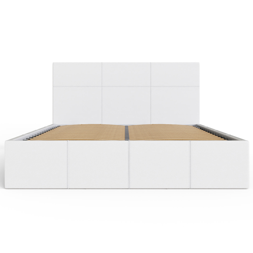 GFW King Size White End Lift Ottoman Bed Image 5