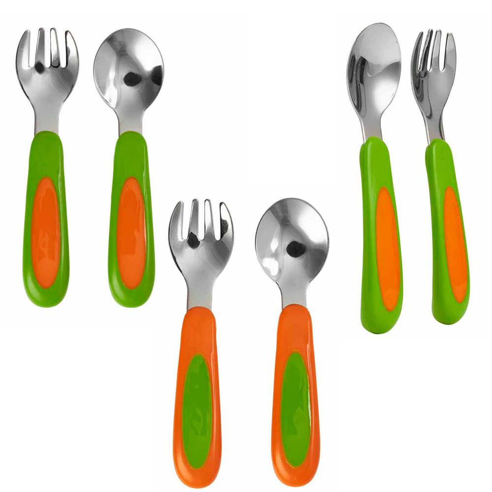 Single Wilko Baby Cutlery Set in Assorted styles Image 1