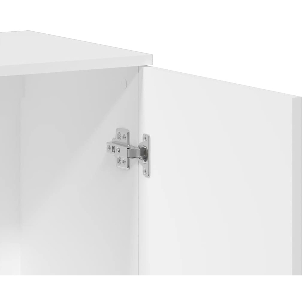 vidaXL 2 Door White Sideboard Image 9