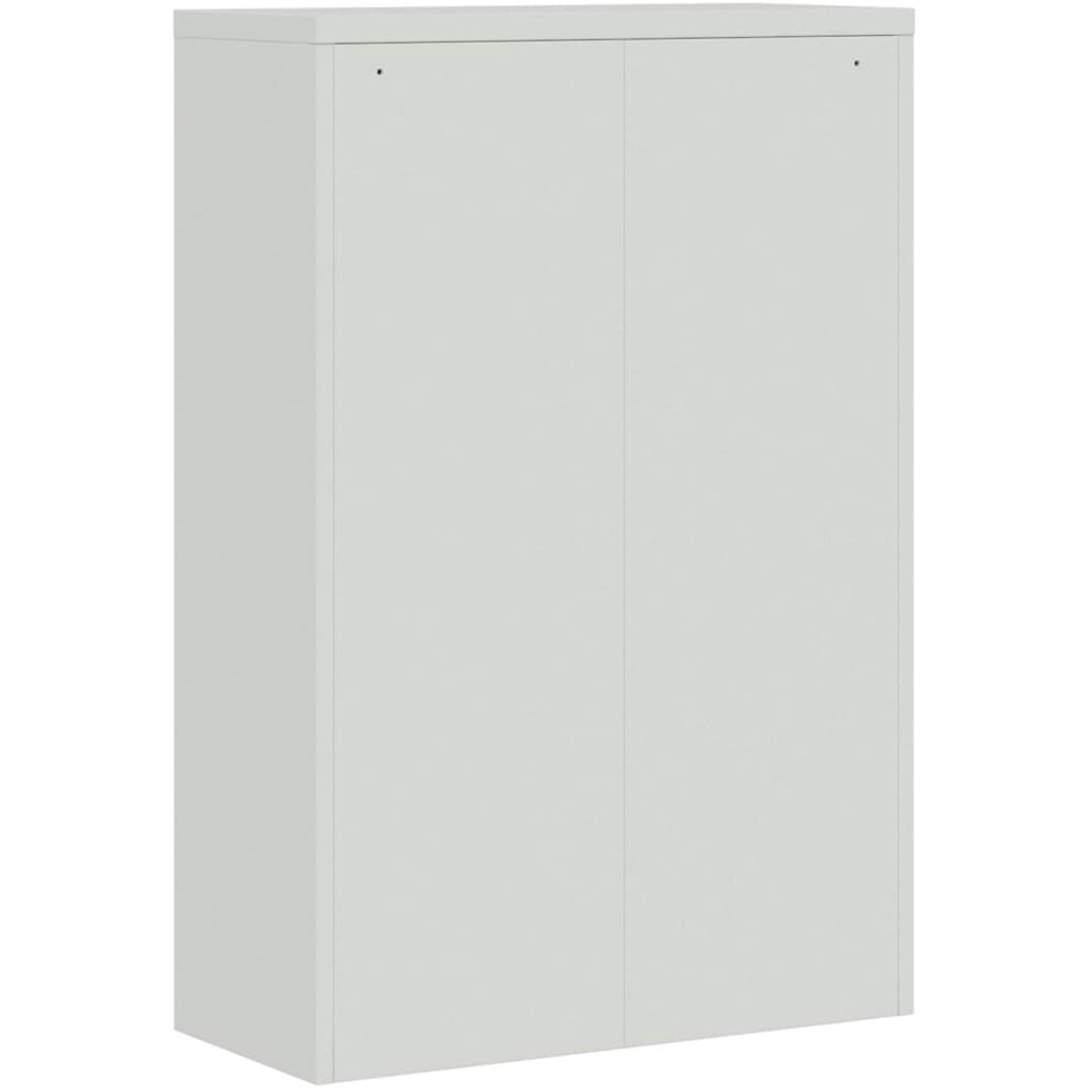 vidaXL 2 Door Light Grey Steel Filing Cabinet Set of 2 Image 8
