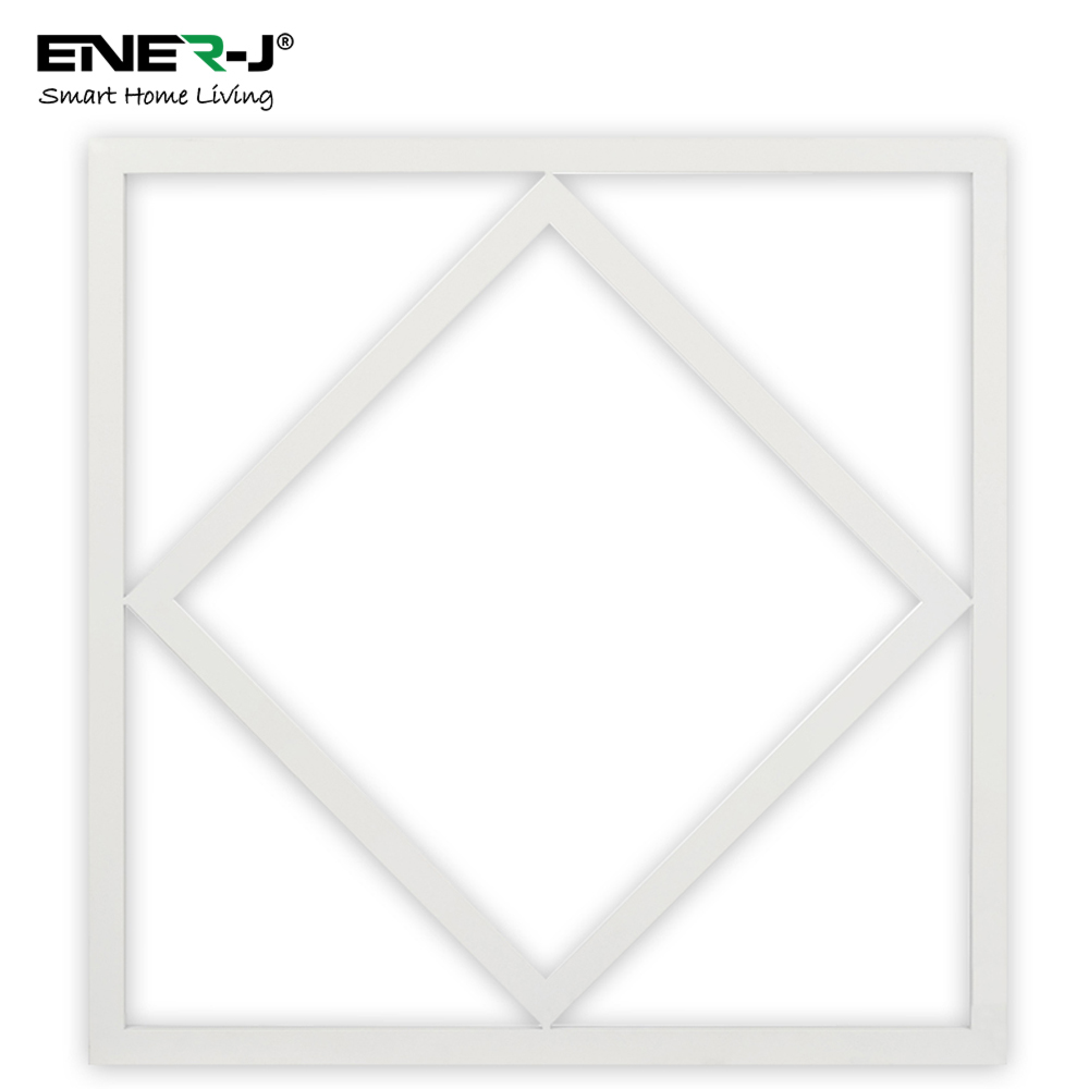 ENER-J 40W LED Diamond Ceiling Panel Light 6000K 60 x 60cm Image 3