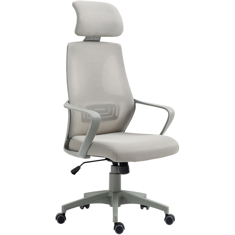 Portland Grey Mesh Swivel Office Chair Image 2