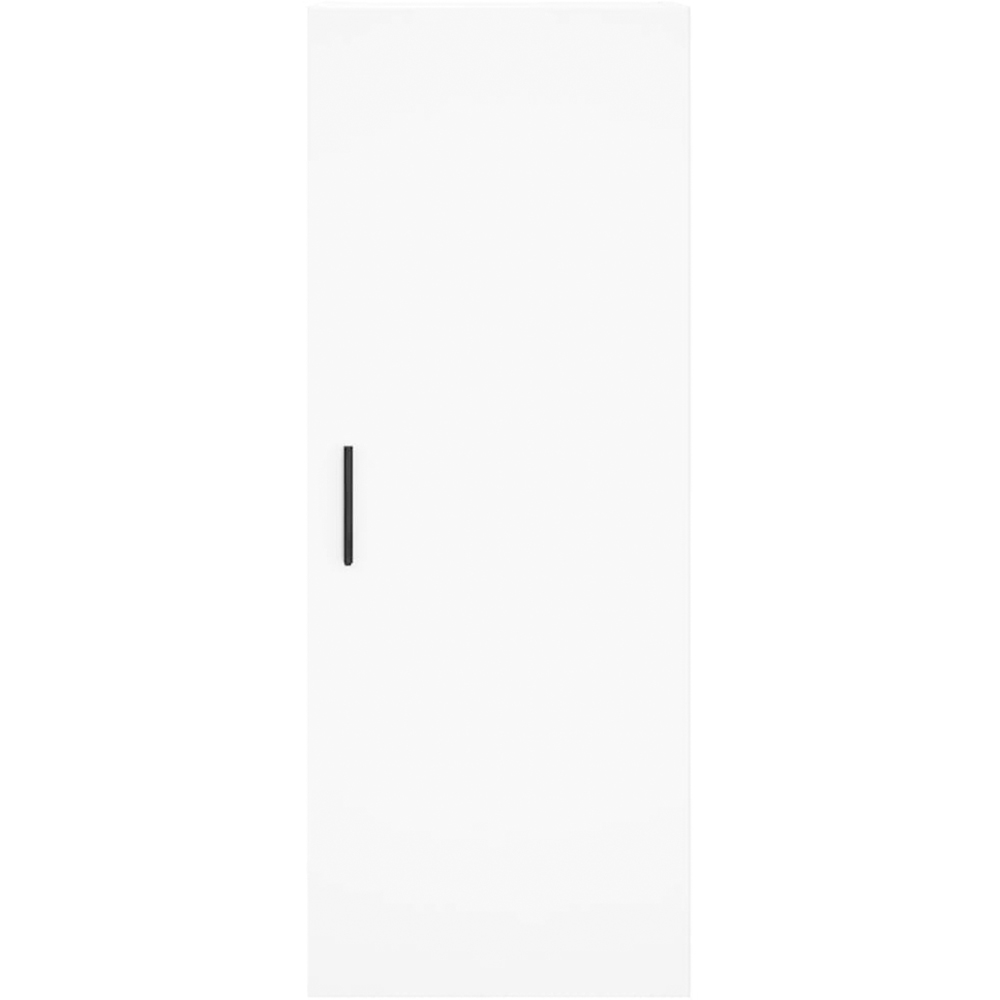 vidaXL Single Door 3 Drawer White Slim Highboard Image 5
