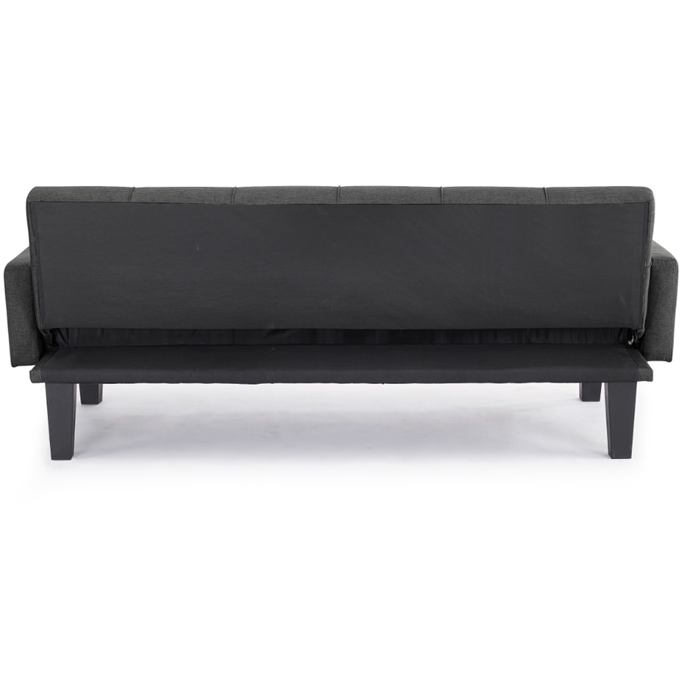 Home Detail Levine Double Sleeper Dark Grey Fabric Sofa Bed Image 4