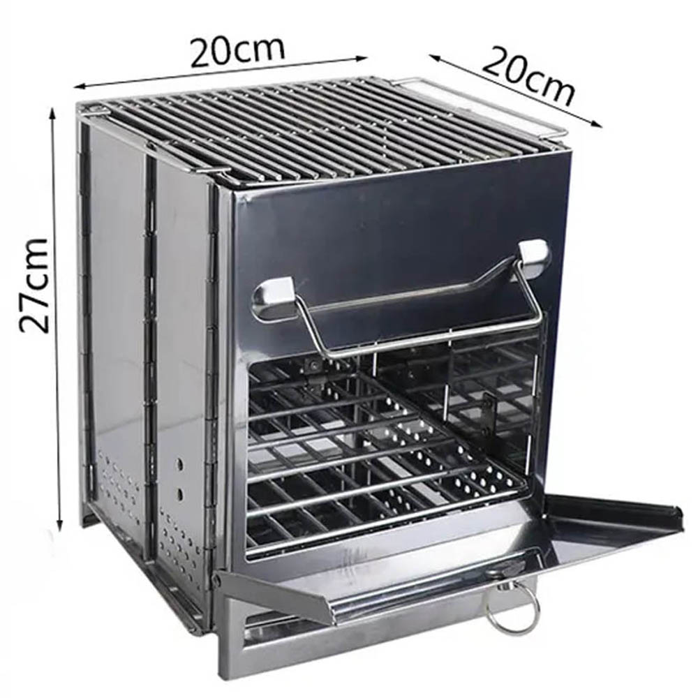 AMOS Eezy Large Foldable Camping Wood Burning Stove Image 4