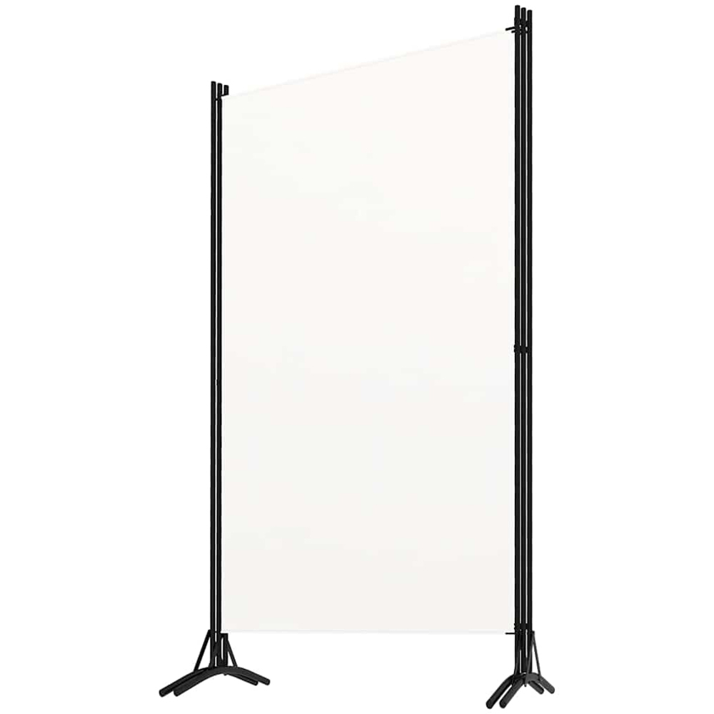 vidaXL Fabric White 3 Panel Room Divider 260 x 180cm Image 3