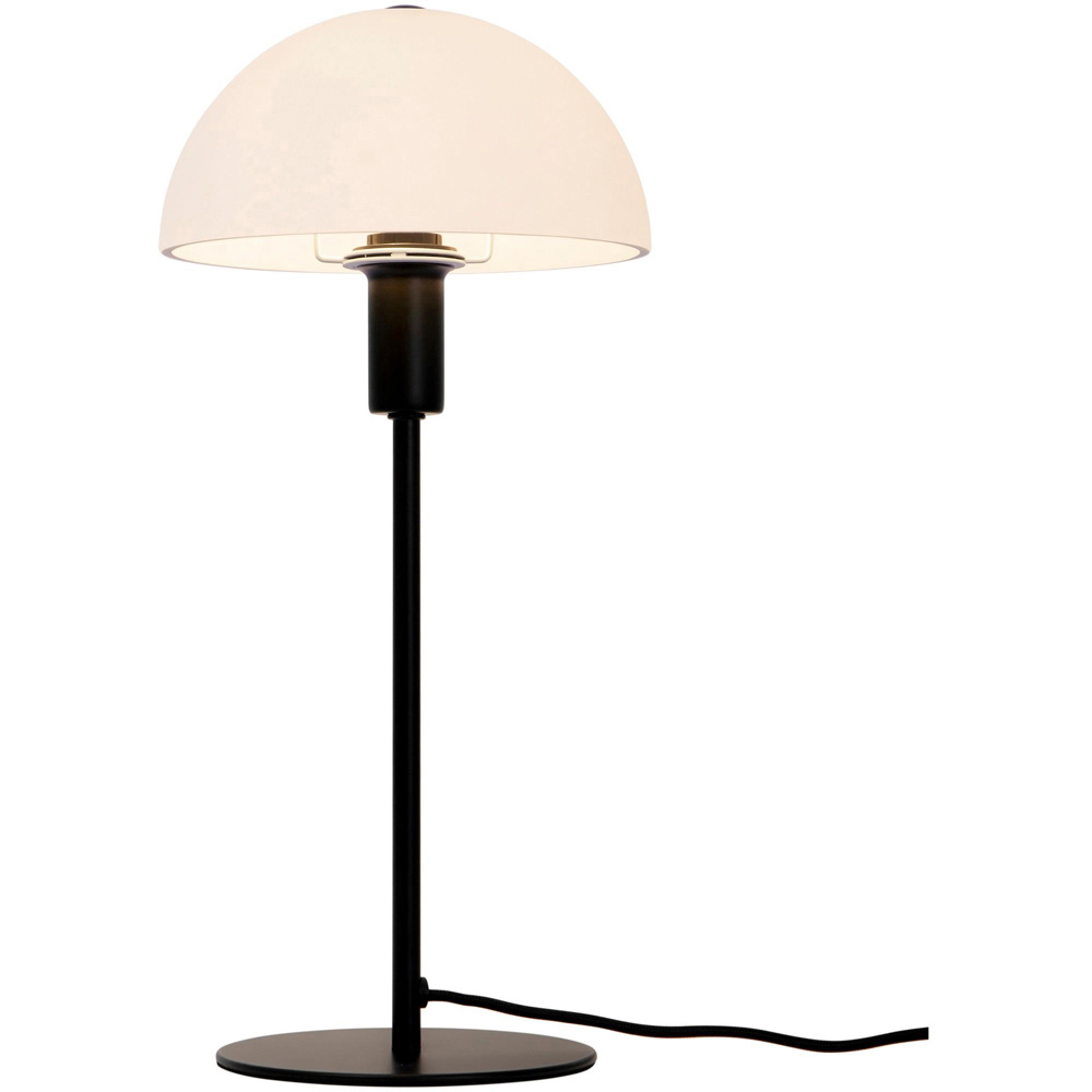 Nordlux Ellen 20 E14 Opal Black Table Lamp Image 3