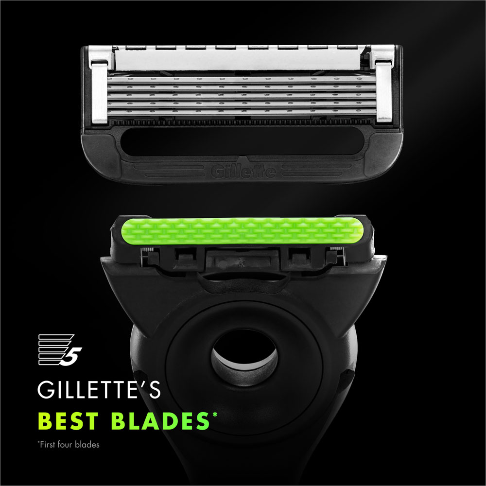 Gillette Labs with Exfoliating Bar Men’s Razor with Magnetic Stand Image 5