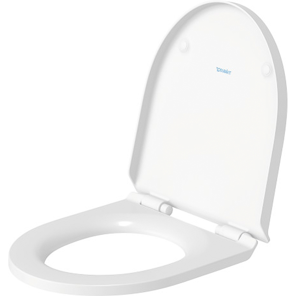 Duravit No.1 White Toilet Seat and Cover 369 x 433mm Image 1
