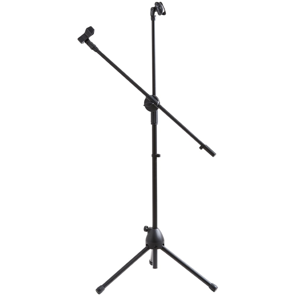 H&O Direct Adjustable Tripod Boom Microphone Stand with Dual Holder Image 1