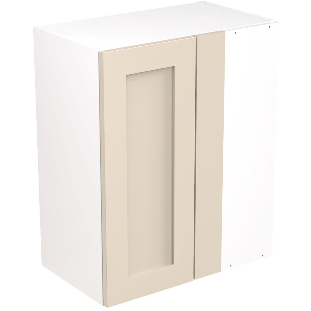 Kitchen Kit Shaker Matt Cashmere Blind Corner Wall Kitchen Cabinet Flatpack 600mm Image 1
