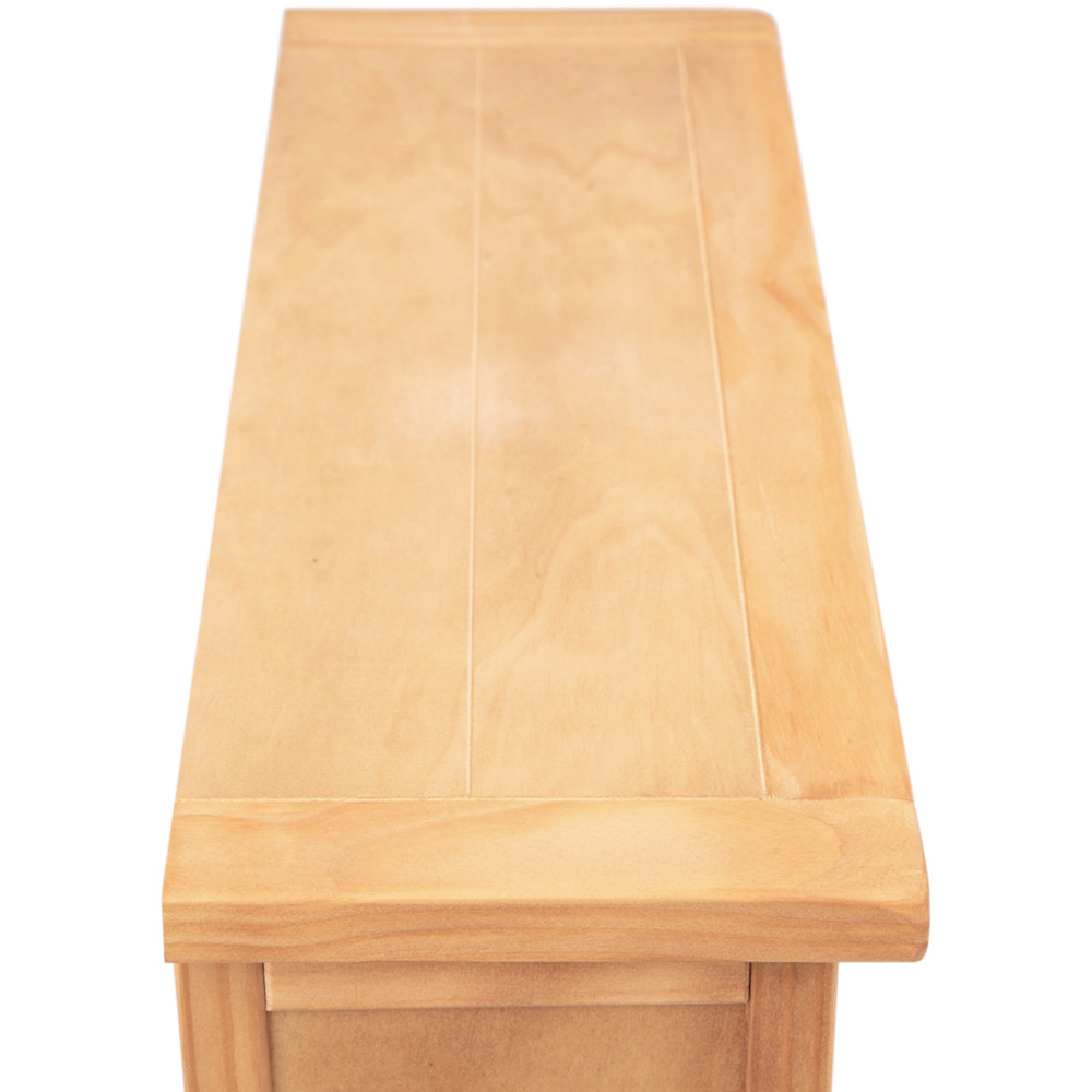 Lugo 4 Shelf Waxed Bookcase Image 6