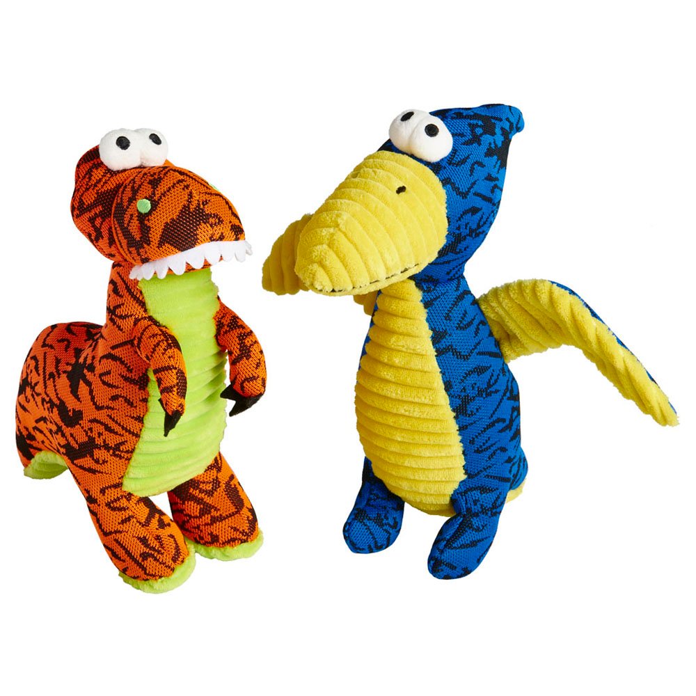 Single Wilko Dinosaur Dog Toy in Assorted styles Image 1