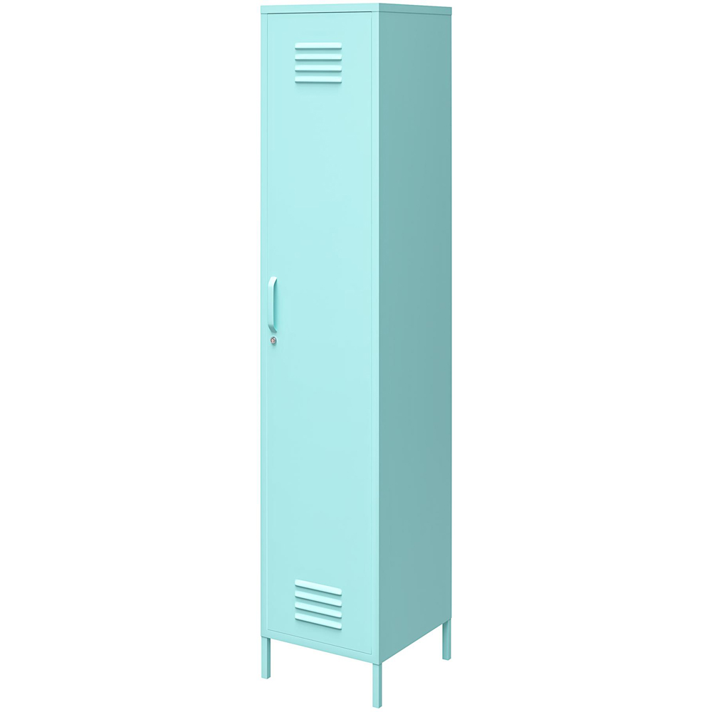 Novogratz Cache Single Door Mint Metal Locker Storage Cabinet Image 6