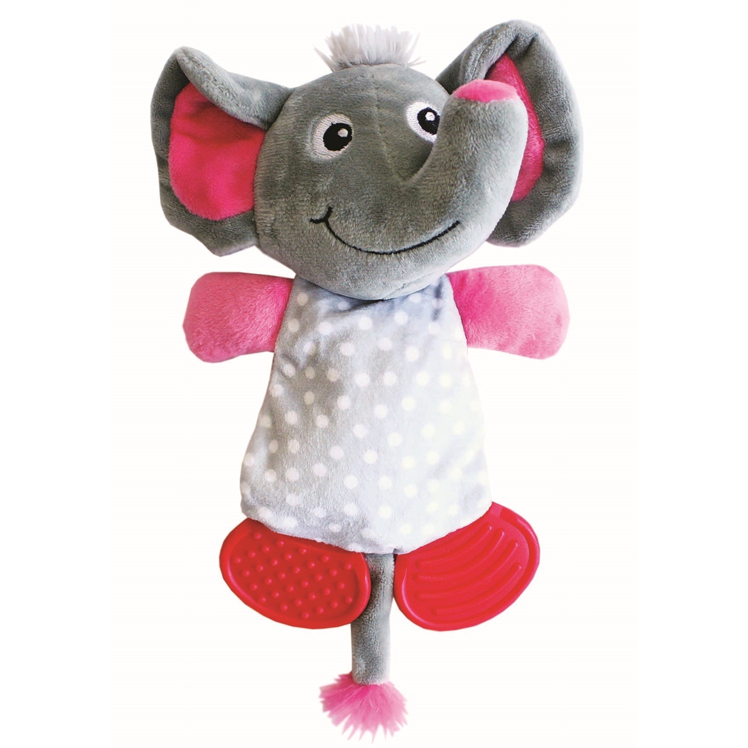 Happy Pet Little Rascals Teether Elephant Dog Toy Image