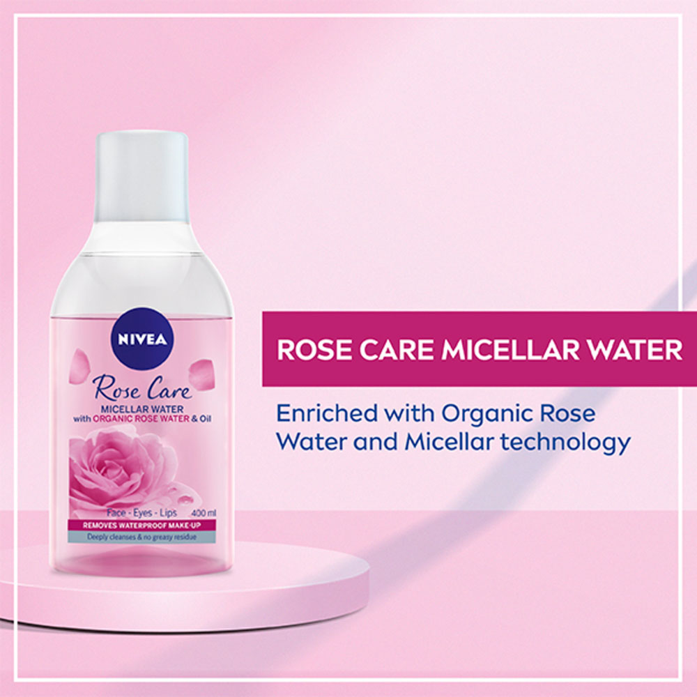 Nivea MicellAIR Rose Water Micellar Water with Oil Image 3