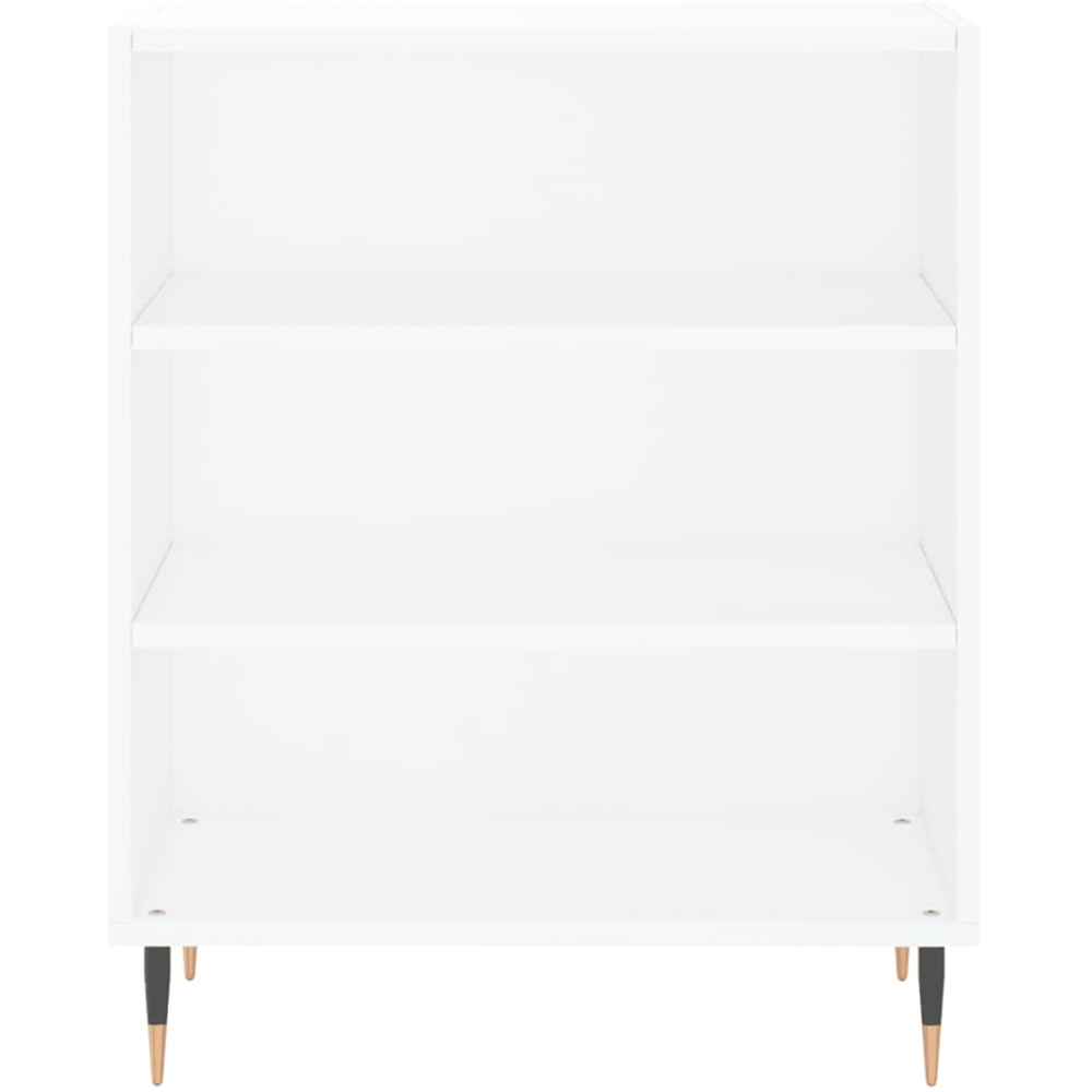vidaXL 3 Shelf White Sideboard Image 4