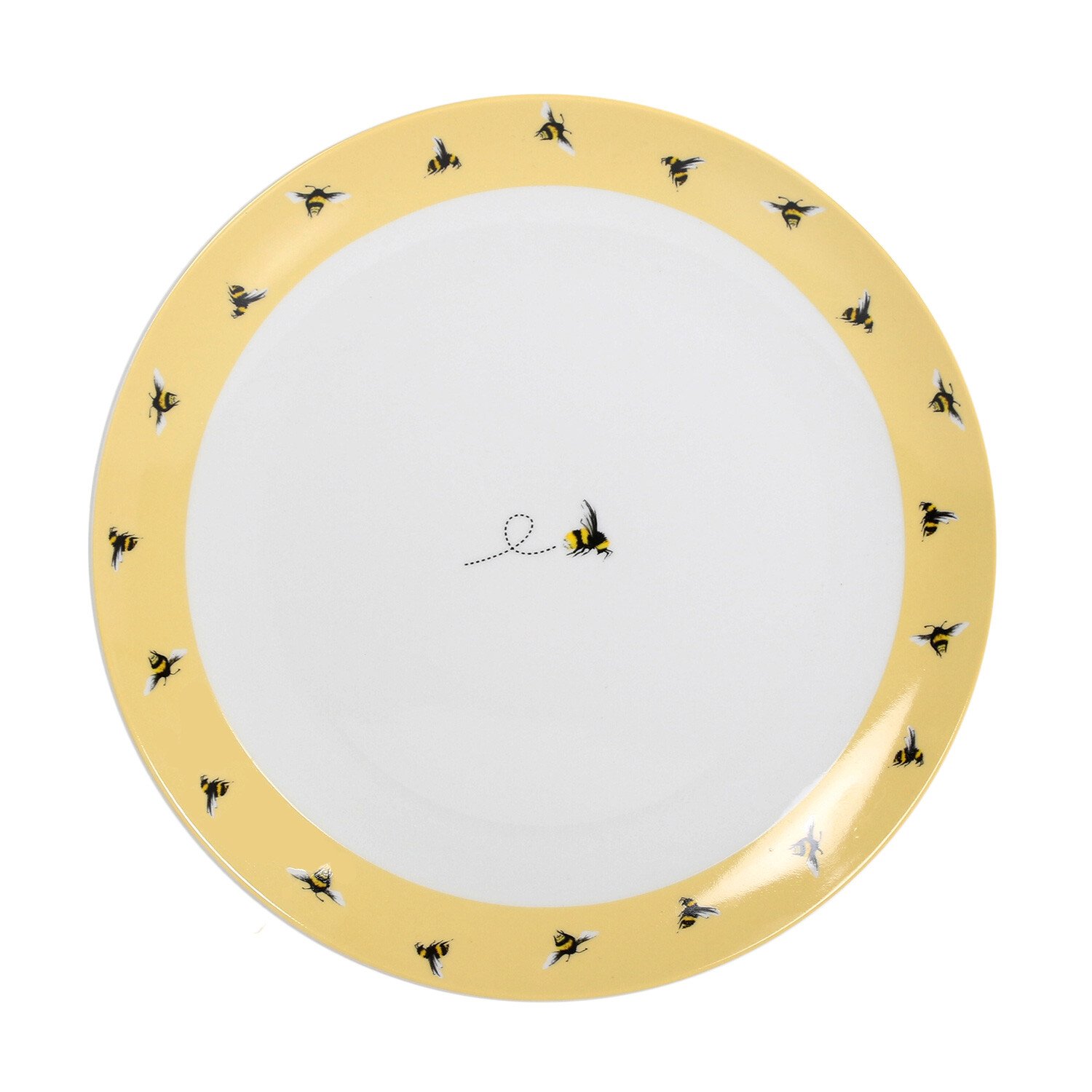 Honey Bees Yellow 12 Piece Dinner Set Image 3